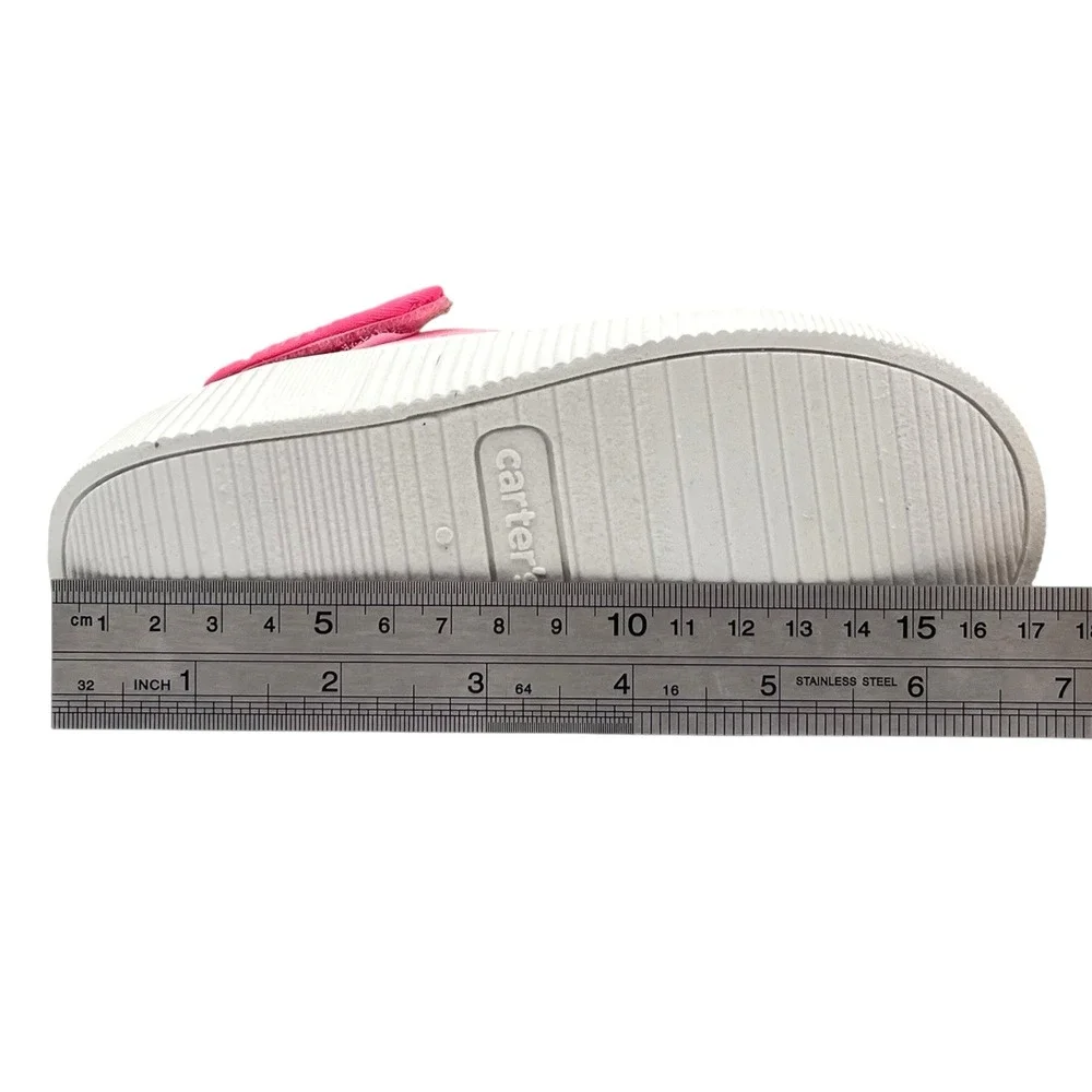 Carters Toddler Girls Salinas Closed Toe Slip-on Sandal Size 9 Pink Lightweight